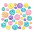 thumbnail image 1 of 36 Pcs Wicker Rattan Balls Decorative Balls for Vase Centerpiece Bowls Orbs Filler for Home Decor,4 Sizes, 1 of 6