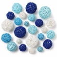 thumbnail image 1 of BlinkL White Valentine's Day Wicker Decorative Balls 36 Count, 1 of 7