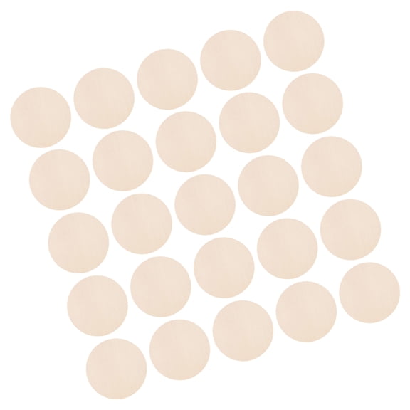 LEDMOMO Wooden Slices for DIY Crafts Blank Wood Rounds Crafted from Poplar Smooth Surface 36 Pieces