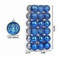 thumbnail image 1 of 36-Piece Christmas Ornament Set,Shatterproof Electroplated Holiday Decorative Balls for Tree Decorations,Festive Xmas Decor,Durable & Lightweight Hanging Baubles for Indoor Holiday Decorating, 1 of 1