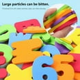 thumbnail image 1 of 36-Piece Foam EVA Floating Alphabet Number Bath Stickers - Fun Learning Water Toy Durable Non-Toxic, Perfect for Bathtub Sensory Play & Gift, 2.16*2.95in, Multicolor, 1 of 8