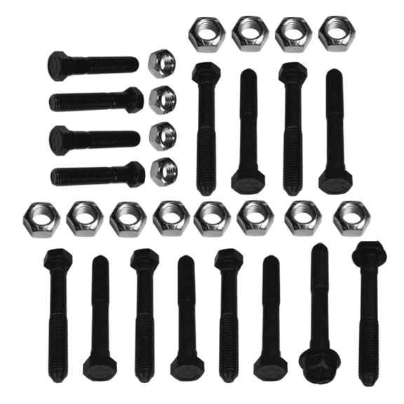 36 Piece Front & Rear Suspension Control Arm Bolt and Nut Set For GM A Body Cars