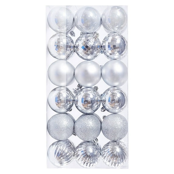36 Piece Shatterproof Christmas Ornaments Set for Festive Xmas Tree and Holiday Party Decoration Hangs
