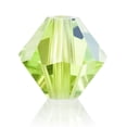 thumbnail image 1 of 36-Pieces (6mm) Limecicle AB | Preciosa Crystal Glass Rondell Beads, 1 of 4