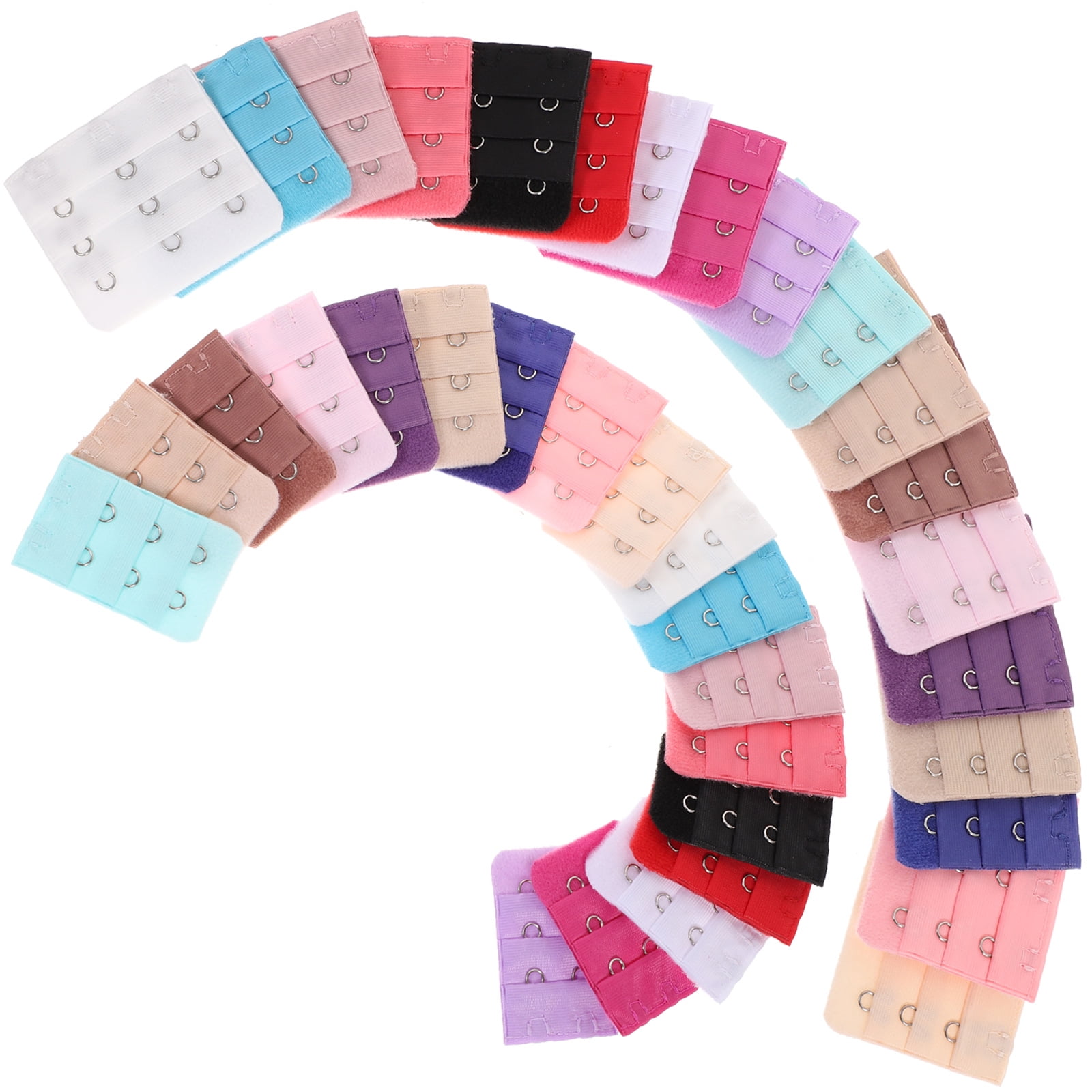 36 Pieces Bras Bra Extender 3 Hook Bra Extension 3 Hook Women's Bra