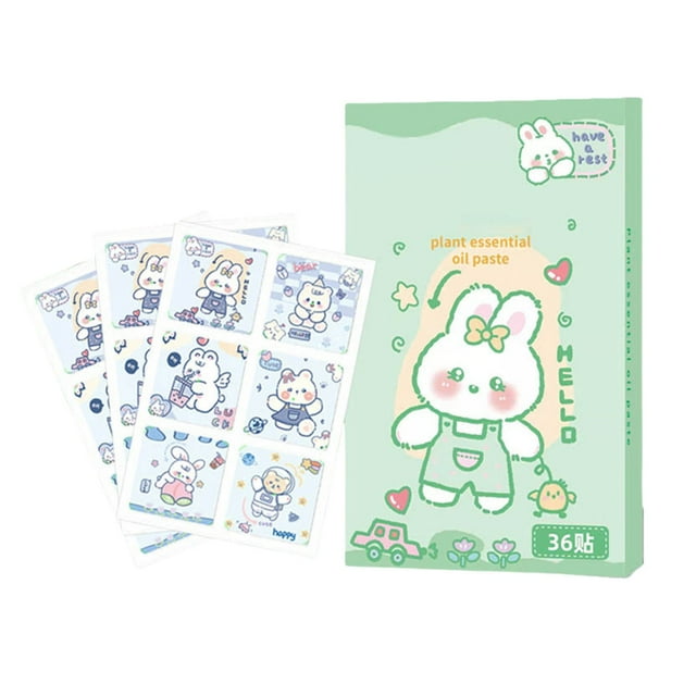 36 Pieces Children's Natural Stickers Patch For Babies Children