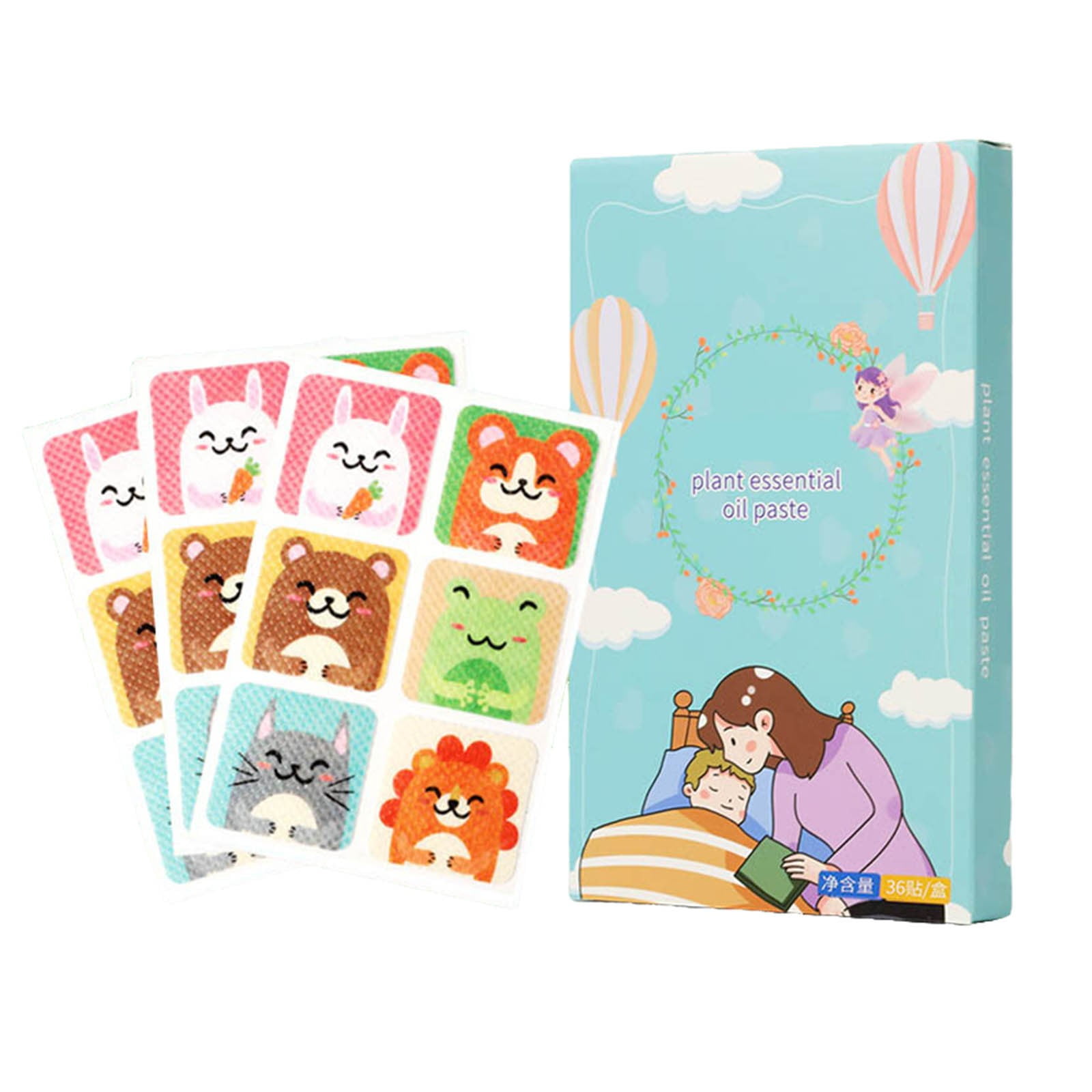 36 Pieces Children's Natural Stickers Patch For Babies Children