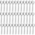 thumbnail image 1 of 36 Pieces Dinner Spoons Set, Hunnycook 5.7" Stainless Steel Spoons Silverware, Texture Design Mirror Polished Table Spoons Cutlery Set for Home Kitchen Restaurant, Dishwasher Safe, 1 of 8