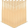 thumbnail image 1 of 36 Pieces Mini Baseball Bat 7 Inch Unfinished Small Wooden Bats Unpainted Wood Baseball Bats for Painting Keychain,36 x small baseball bats,Wood, 1 of 7