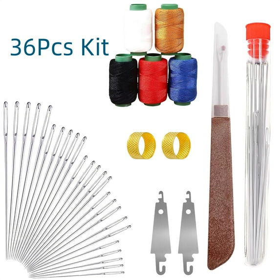 36 Pieces Sewing Tool Set, Sewing Tool Sets & Kits, Portable Diy Hand Made Craft Set, Threading Needle Accessories for Sewing, Diy Lovers