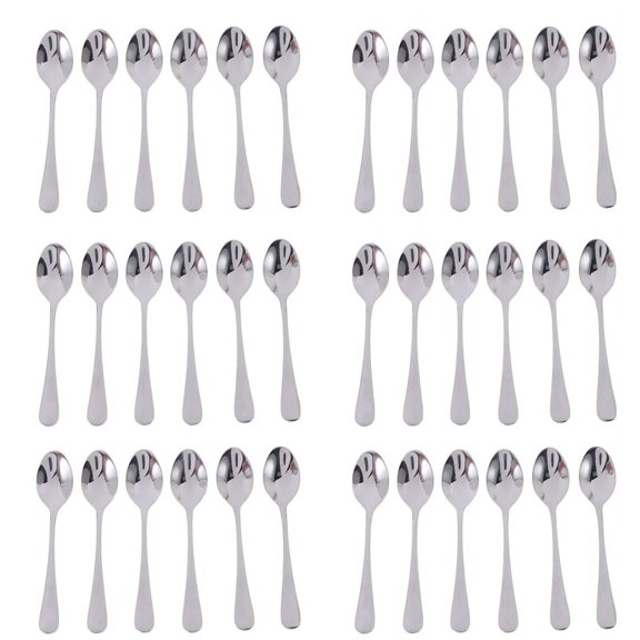 36 Pieces of Espresso Spoon, 4.7 Inch Stainless Steel Mini Coffee Spoon Dessert Spoon