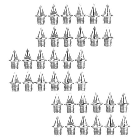 36 Pieces of Steel Cleats with Replacement Spikes for Track And Field Shoes