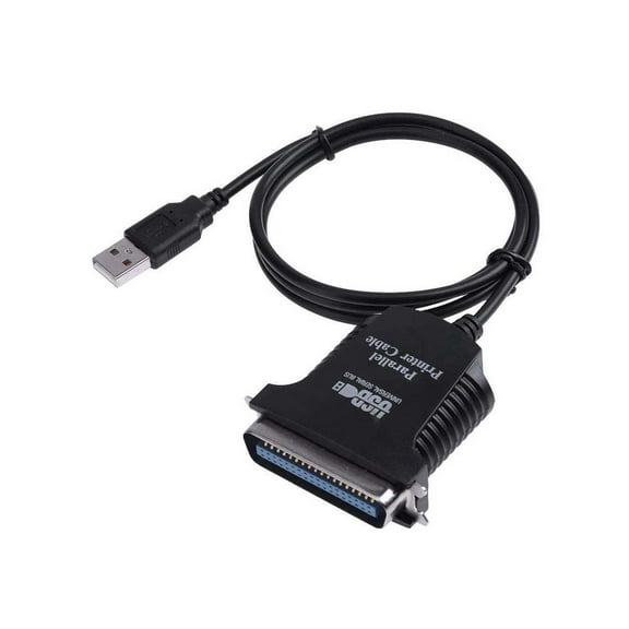 36-Pin Centronics To USB Cable For Parallel Printer No Setup Needed