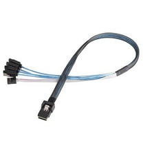 36 Pin Mini SAS SFF-8087 to SATA 7 Pin Sideband Cable