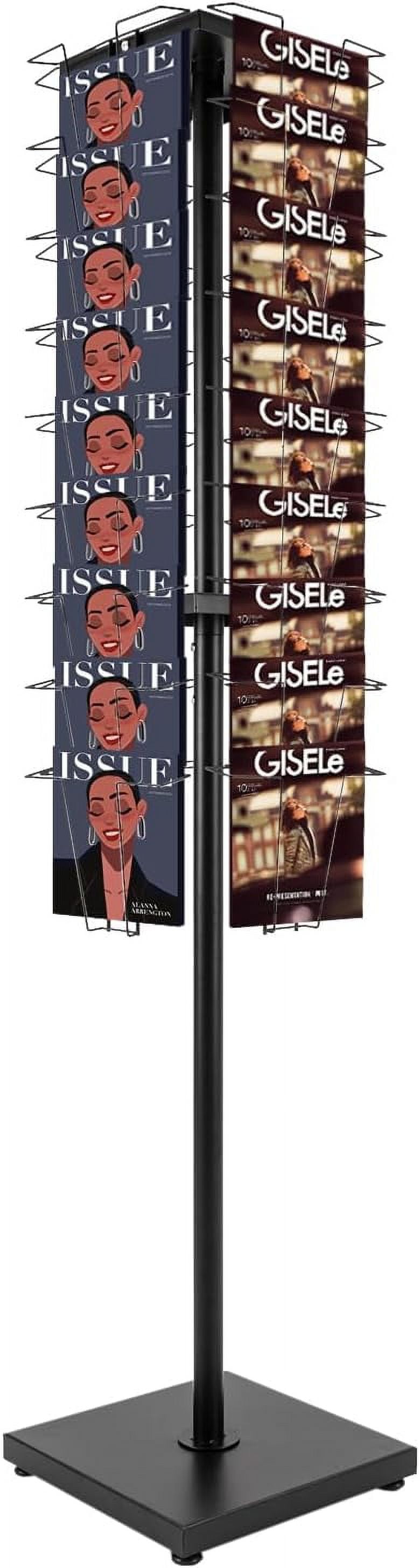 36 Pocket Rotating Magazine ,360 DegreesRack Book Brochure ,Display