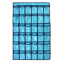 36 Pocket Wall Hanging Organizer Chart Transparent Large Pockets Underwear Organizer for Classroom Office Home Closet