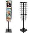 thumbnail image 1 of 36 Pockets-360° Rotating Magazine Rack, Floor Standing Pamphlet Literature Organizer, Comic Book Brochure Display Stand, for Retail Store, Office, Trade Show Exhibition, 1 of 8