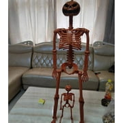 36" Posable Halloween Skeleton Decorations,Human Bones for Halloween Party with Movable Joints,for Haunted Houses, Front Lawn, Graveyard Props