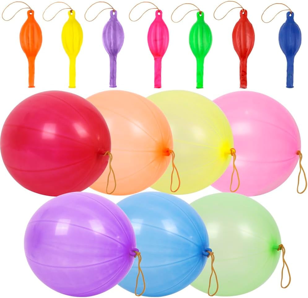 36 Punch Balloons Punching Balloon Heavy Duty Party Favors for Kids ...