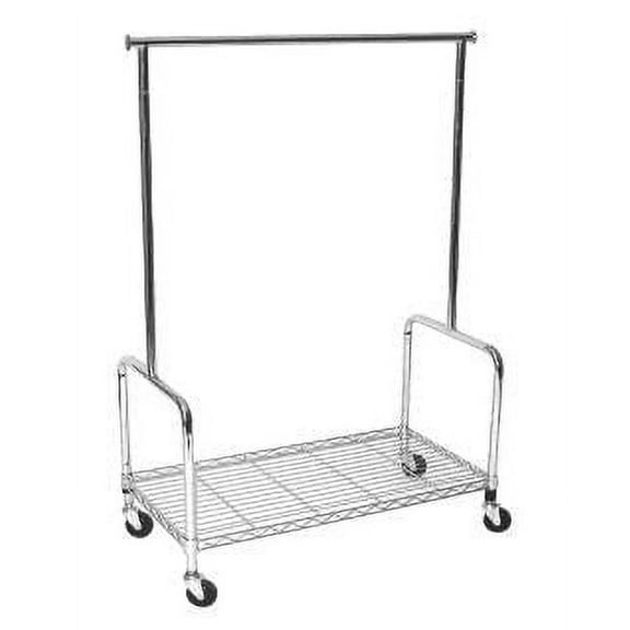 36" Rolling Rack w/ Base Shelf