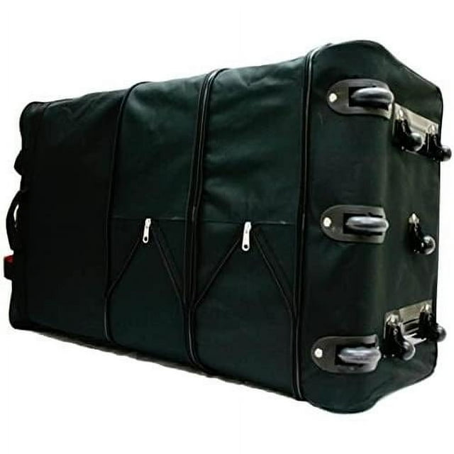 36" Rolling Wheeled Duffle Bag Spinner Suitcases Luggage Expandable