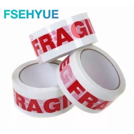 36 Rolls 2 Mil 2" x 110 Yards Fragile Heavy Duty Packing Tape