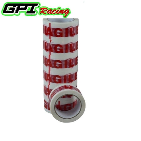 36 Rolls Fragile Heavy Duty Packing Tape 2 Mil 2" x 110 Yards