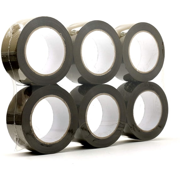 36 Rolls Premium Brown Carton Box Sealing Packing Tape 2.5 Mil Thick 2"x110 yard