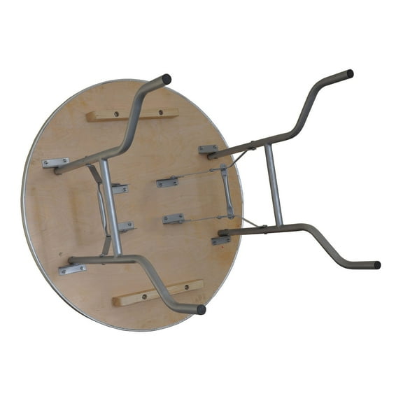 36" Round Folding Table Replacement Legs - Set of 2, Powder Coated Steel