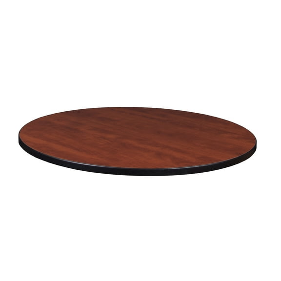36" Round Laminate Table Top- Cherry/ Maple