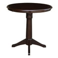 thumbnail image 1 of 36" Round Pedestal Counter Height Table - Mocha, 1 of 6