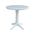 thumbnail image 1 of 36" Round Pedestal Counter Height Table - White, 1 of 6