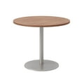 thumbnail image 1 of 36" Round Pedestal Table - River Cherry Top - Silver Base, 1 of 3