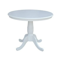 36" Round Top Pedestal Table - 29.1"H