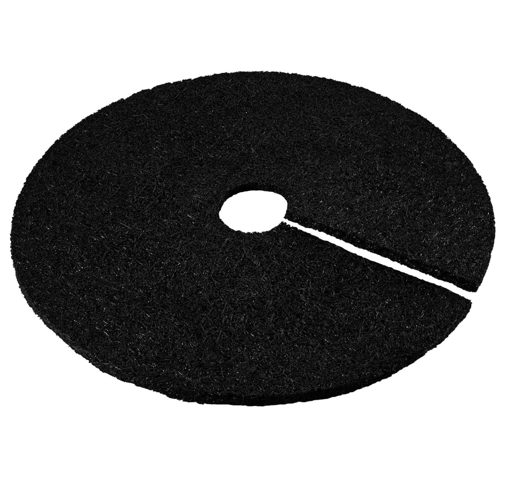 36" Rubber Mulch Tree Ring (Espresso Black)