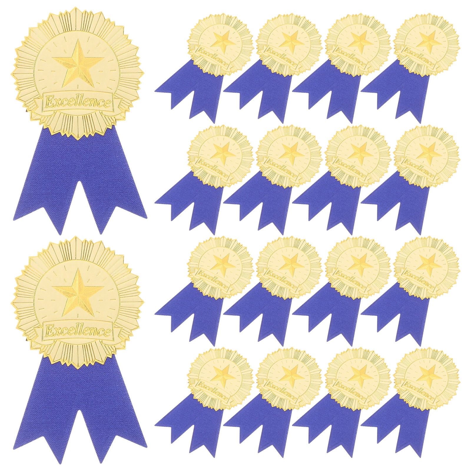 36 Sets Award Medal Sticker Envelopes An Fittings Sealing Stickers ...