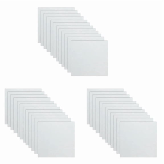 36 Sheets 10mil Sheet 12 X 12 Inch Milky Translucent PET Blank Stencil Making Sheet (10mil)