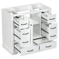 thumbnail image 1 of 36" Six Drawers Bathroom Vanity without Sink,Modern Undermount Bathroom Sink Cabinet with Multi-Functional Drawer Divider, Adjustable Shelf,White, 1 of 9