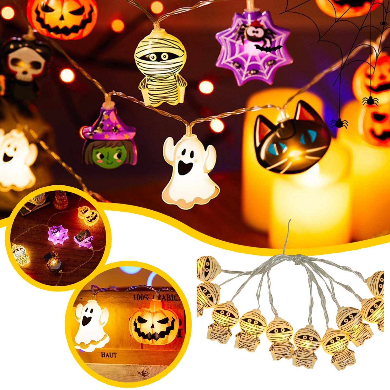 36 Skeleton Portable Christmas Lights Clothes Adult Party Decorations