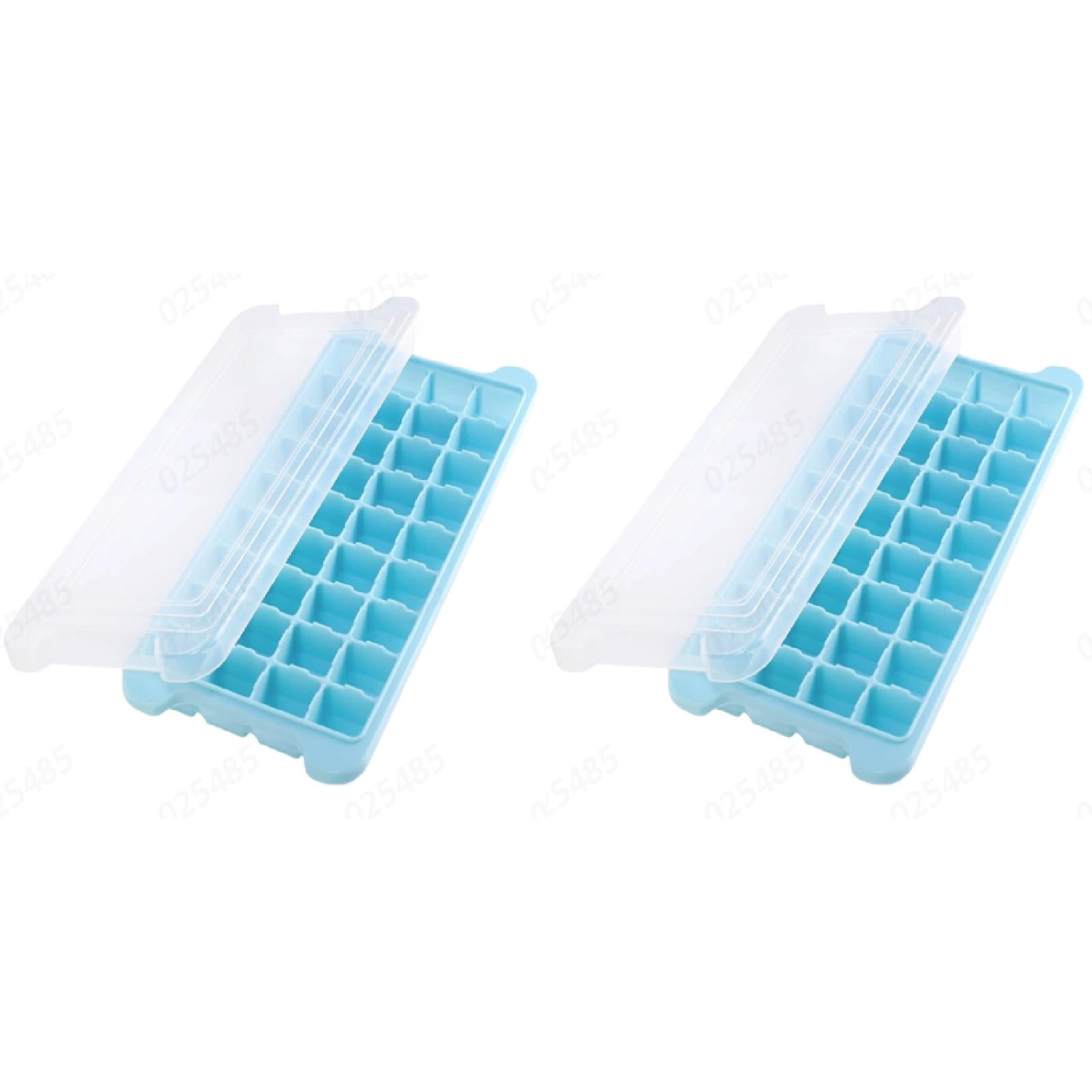 36 Slot Silicone Ice Cube Tray with Cover for Freezer, Easy Release Square Ice Cube Maker for DIY Fruit Cubes, , , Tea, Coffee, 1-4PC
