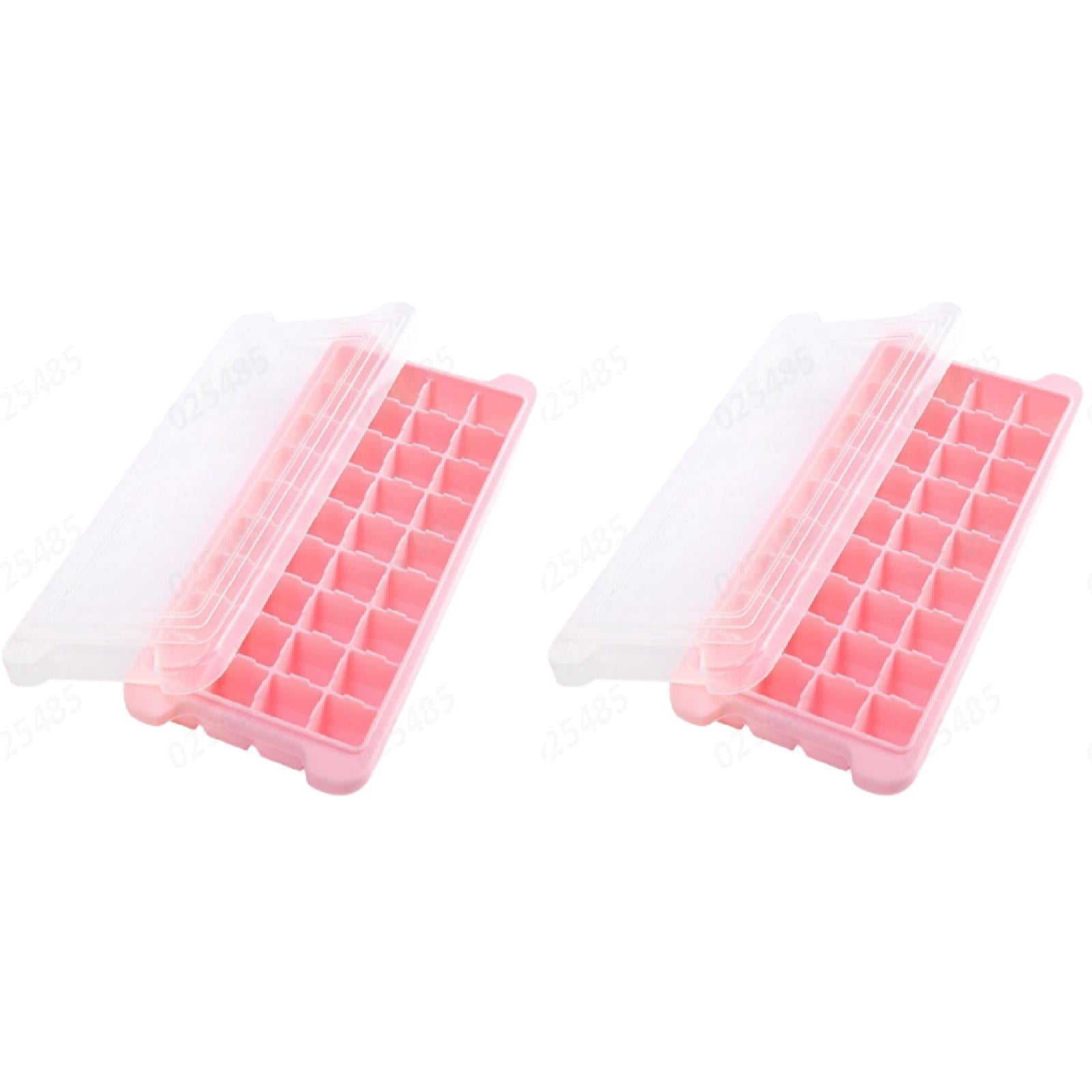36 Slot Silicone Ice Cube Tray with Cover for Freezer, Easy Release Square Ice Cube Maker for DIY Fruit Cubes, , , Tea, Coffee, 1-4PC