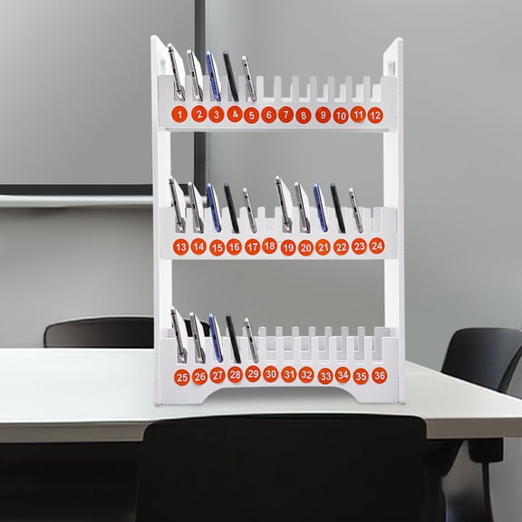 36 Slots Wall-Mounted Cell Phone Storage Cabinet Desktop for School Classroom