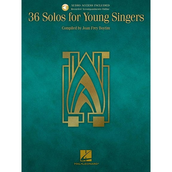 36 Solos for Young Singers Vocal Sheet Music Collection Beginner and Intermediate Voice Songbook Includes Online Audio A, (Paperback)