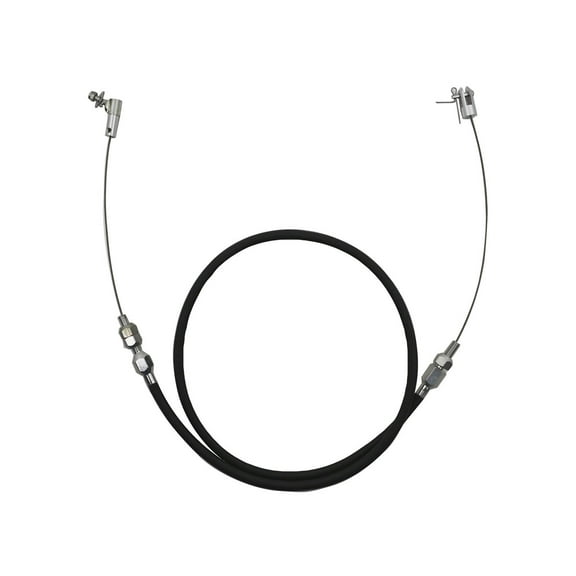 36" Stainless Braided Throttle Cable Kit - Universal