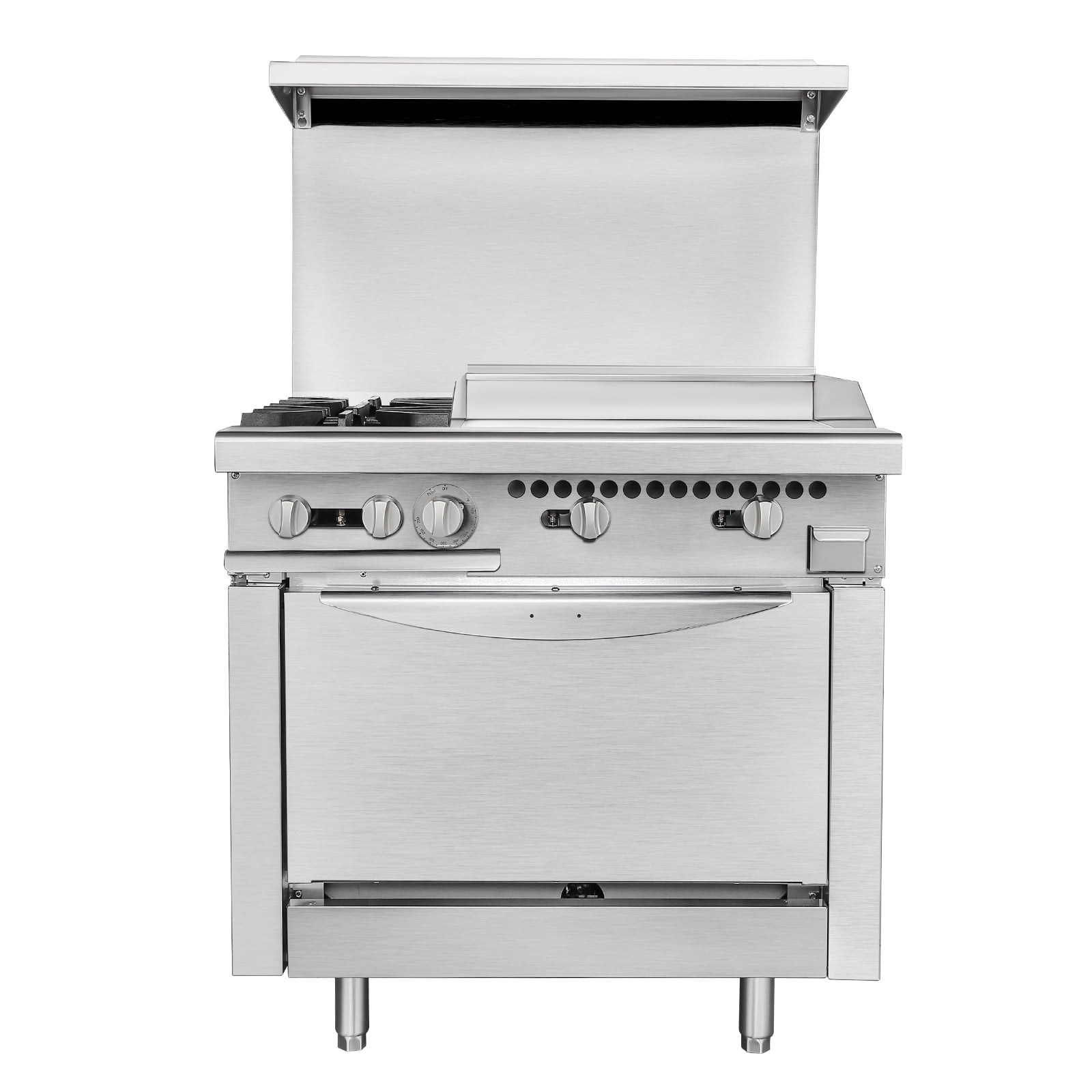 36" Stainless Steel Gas Range Stove