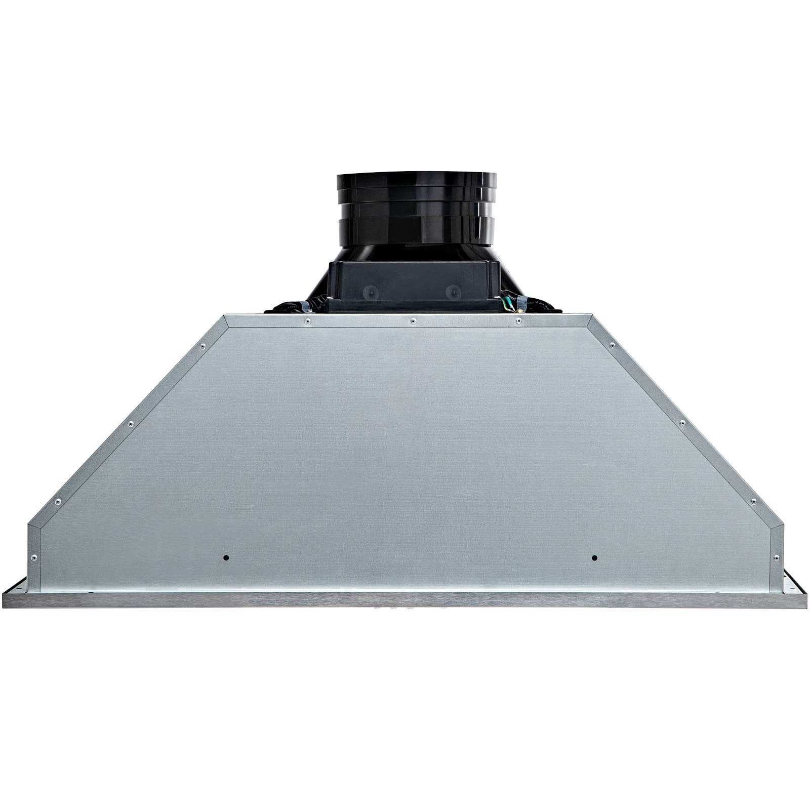 36" Stainless Steel Built-In Range Hood 800CFM, 3-Speed Push Button Control, LED Lights, Baffle Filters, Ducted/Ductless Convertible, ETL Listed