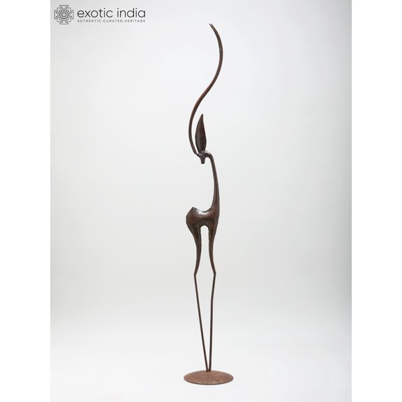 36" Stylized Deer Statue | Home Decor