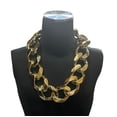 thumbnail image 1 of Super Massive 36' Gold Bling Chain Costume Accessory, 1 of 2