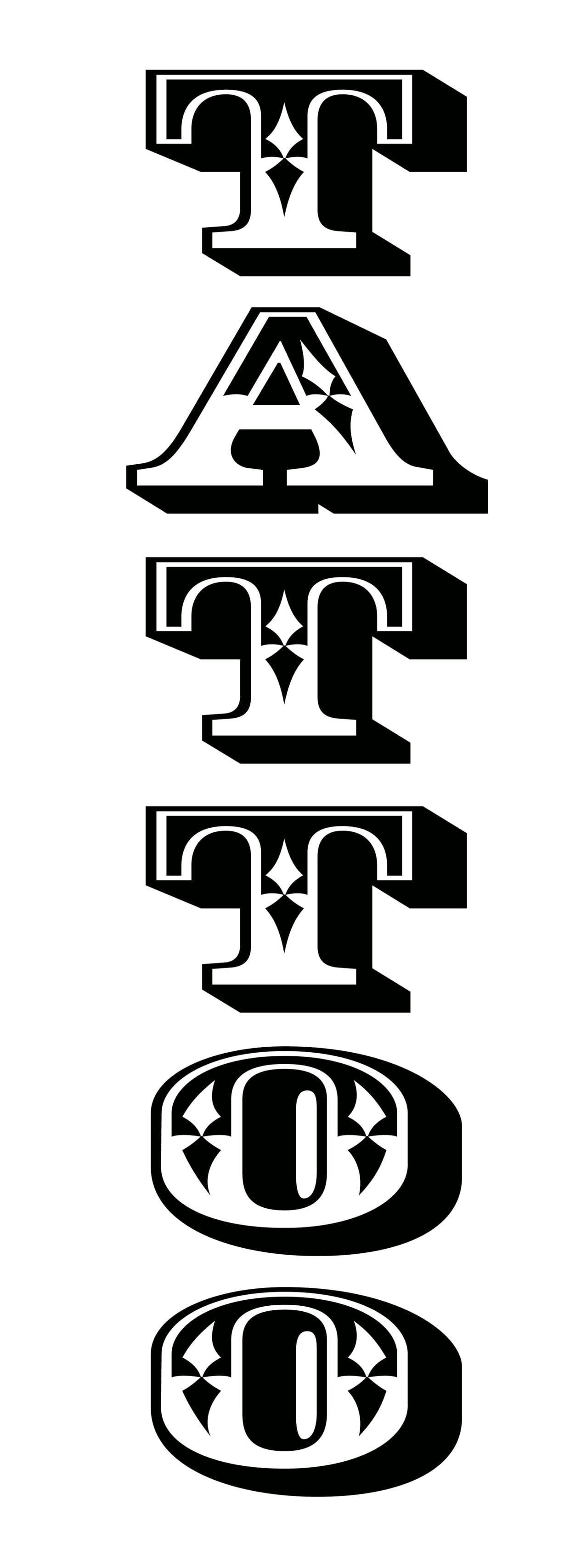 36" TATTOO DECAL sticker DECAL sticker (Vertical) tattoos shop artist