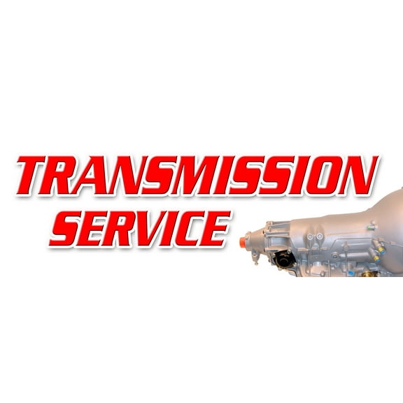 36" TRANSMISSION SERVICE DECAL sticker tranny repair fix